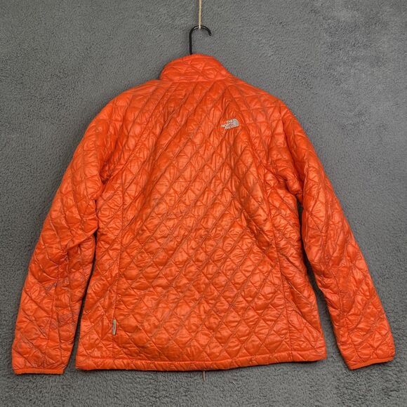 North Face ThermoBall Jacket Womens Large Quilted Insulated Lightweight Zip - Picture 13 of 15